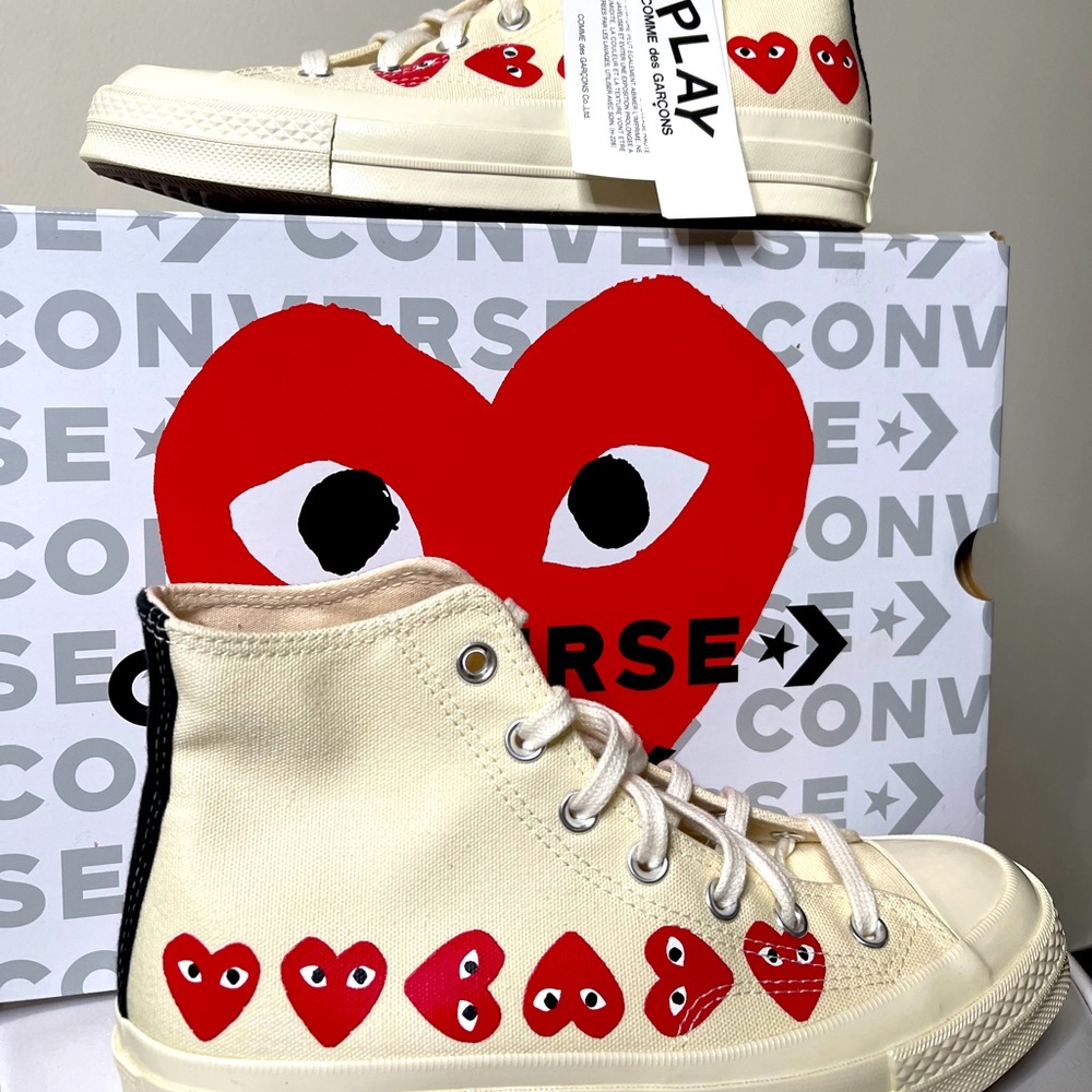 Converse x Comme de Garçon size 8 wmns